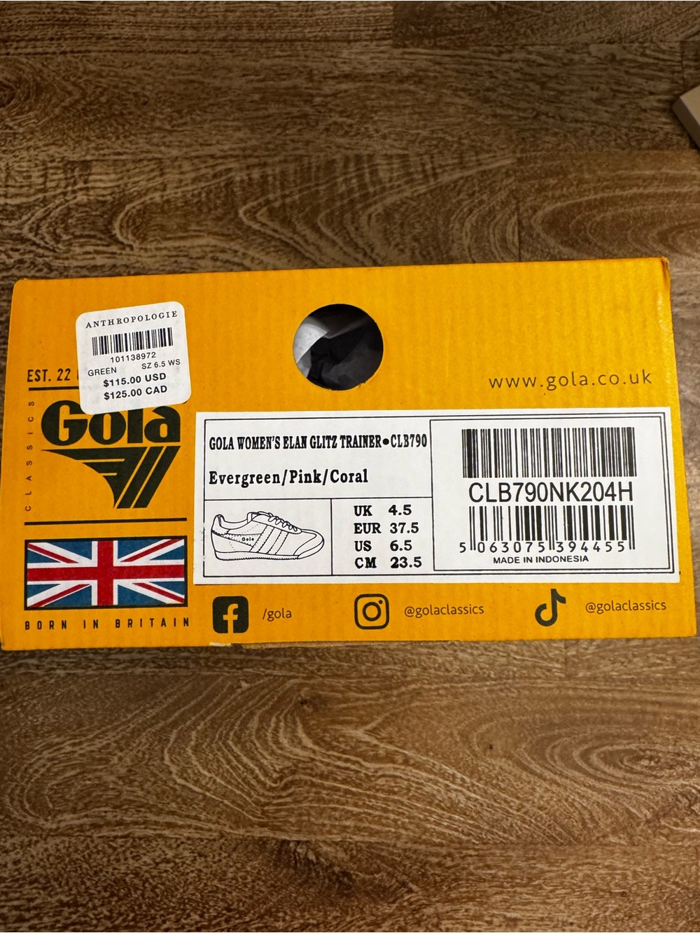 NWT Gola Elin Glitz Sneaker - Picture 6 of 6
